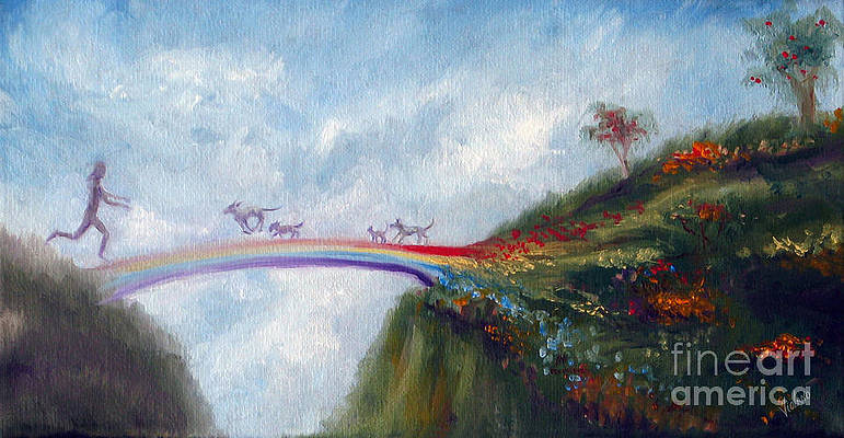 Wall Art - Painting - Rainbow Bridge by Stella Violano