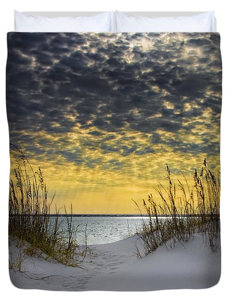 Sunlit Passage Duvet Cover