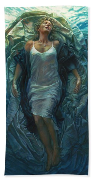 Emerge Painting Beach Towel