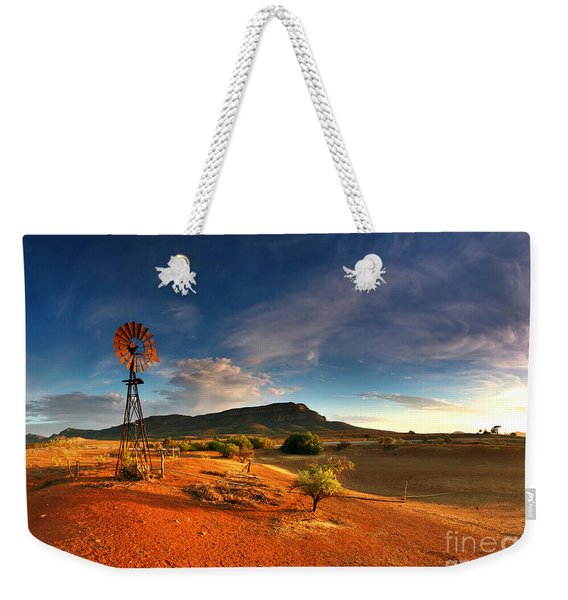 First Light On Wilpena Pound Weekender Tote Bag