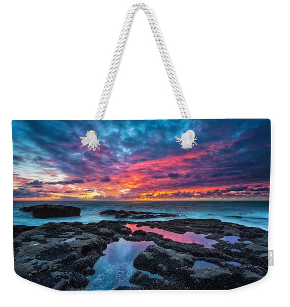 Serene Sunset Weekender Tote Bag