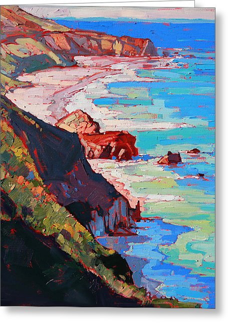Coast Line Greeting Card