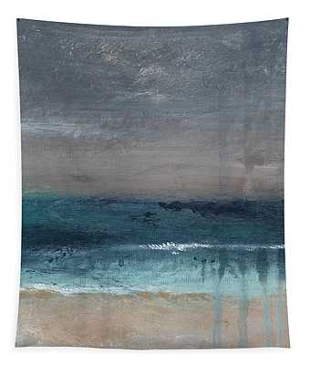 After The Storm- Abstract Beach Landscape Tapestry