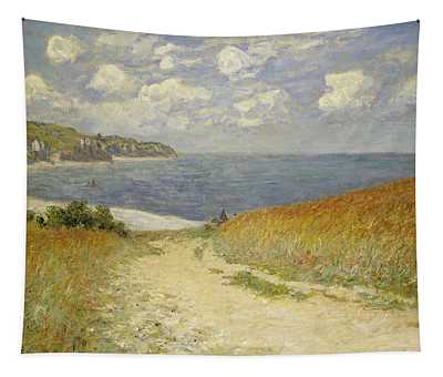 Path In The Wheat At Pourville Tapestry
