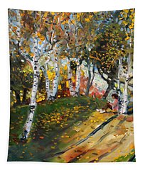 Reading In The Park Tapestry