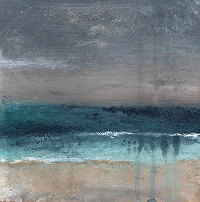 After The Storm- Abstract Beach Landscape Poster