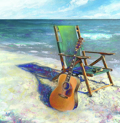 Martin Goes To The Beach Poster