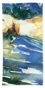 Lake Effect Beach Towel by Molly Poole