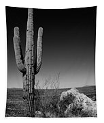 Lone Saguaro Tapestry by Chad Dutson