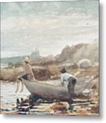 Boys On The Beach Metal Print